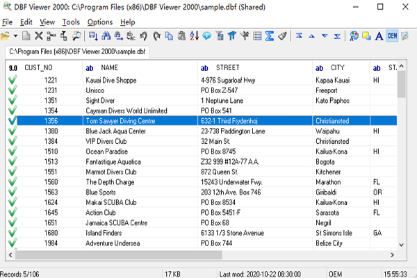 DBF Viewer 2000ͼ3