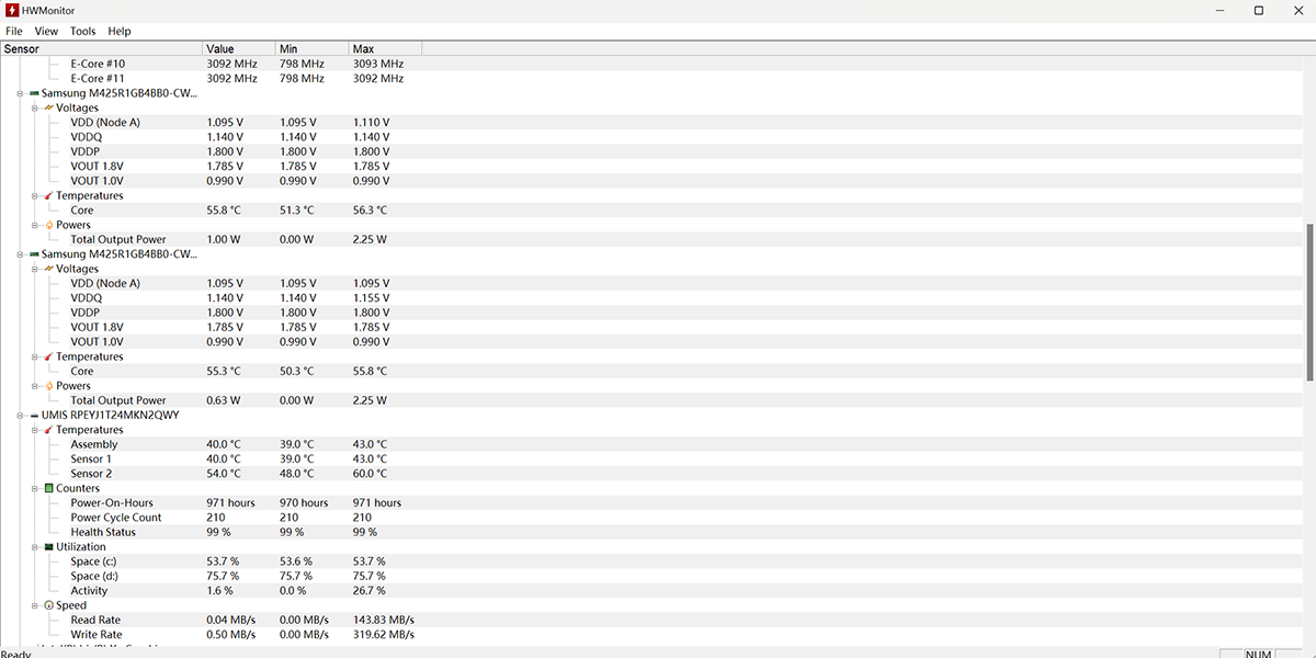 HWMonitor X64ͼ1
